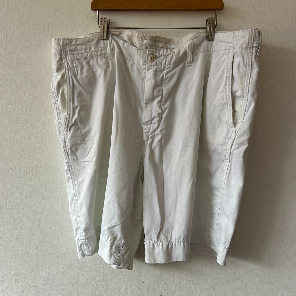 Polo Ralph Lauren VTG Chino Shorts Mens 38 White Preppy Old Money Coastal